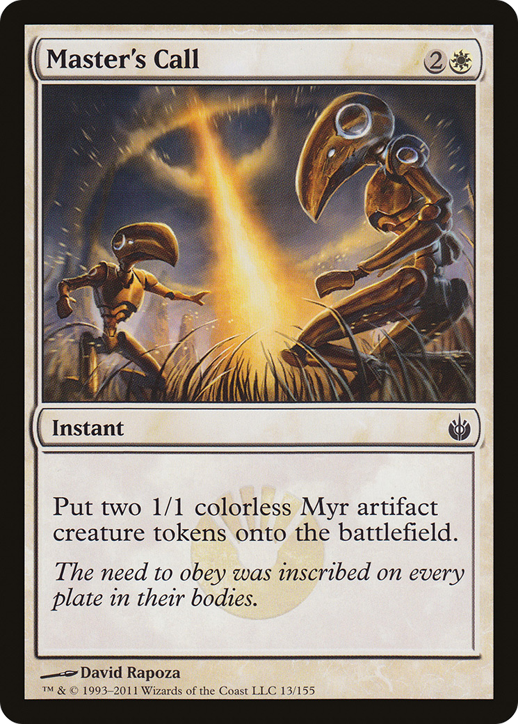 Master's Call (013) Foil - Mirrodin Besieged