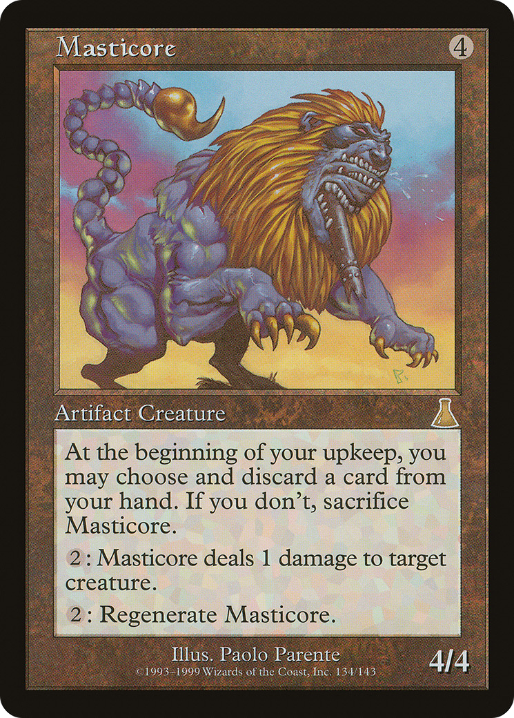 Masticore (134) - Urza's Destiny