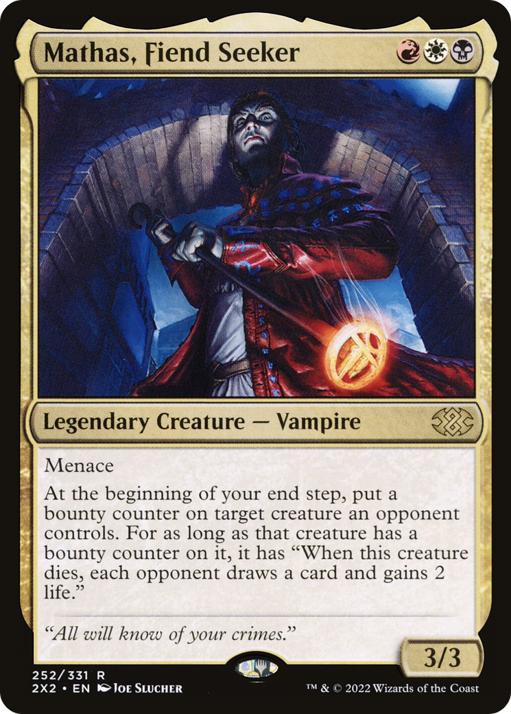 Mathas, Fiend Seeker (252) Foil - Double Masters 2022