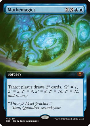 Mathemagics (Extended Art) (320) Foil - Secrets of Strixhaven
