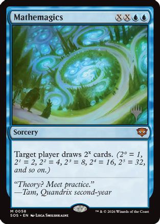 Mathemagics (Promo Pack) (058) Foil - Secrets of Strixhaven