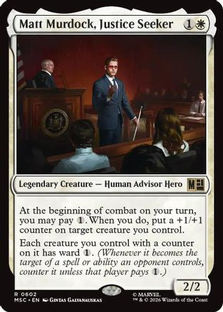 Matt Murdock, Justice Seeker (602) Foil - Commander: Marvel Super Heroes