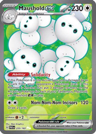 Maushold ex (Full Art) (233) Holofoil - Paradox Rift
