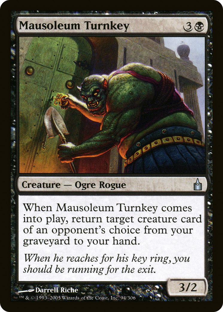 Mausoleum Turnkey (094) Foil - Ravnica: City of Guilds