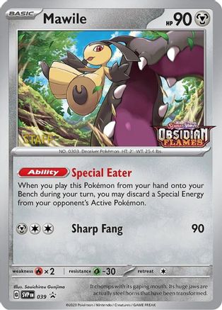 Mawile (Prerelease) [Staff] (39) Holofoil - Black Star Promos