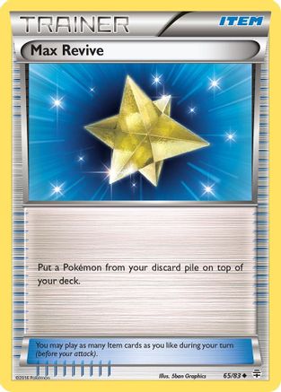 Max Revive (65) Reverse Holofoil - Generations