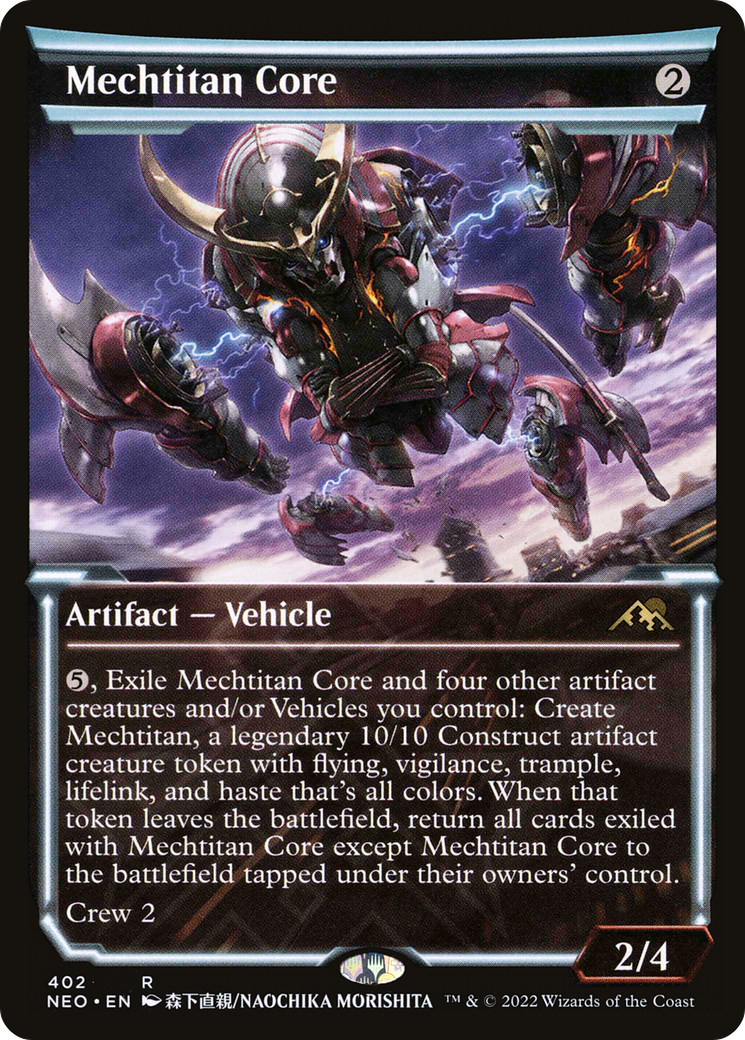 Mechtitan Core (Showcase) (402) - Kamigawa: Neon Dynasty Foil
