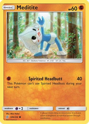 Meditite (109) Reverse Holofoil - Unified Minds