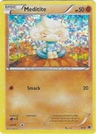 Meditite (9) Holofoil - McDonalds Promos 2015