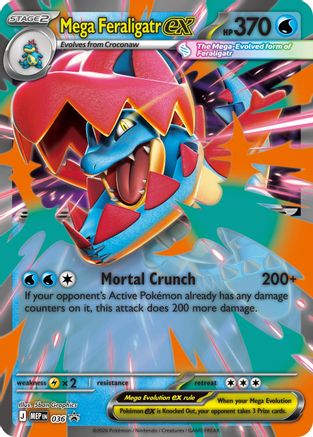 Mega Feraligatr ex (36) Holofoil - Black Star Promos