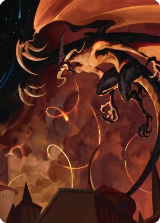 Mega Flare Scene (015s) Gold-Stamped - Art Series: FINAL FANTASY
