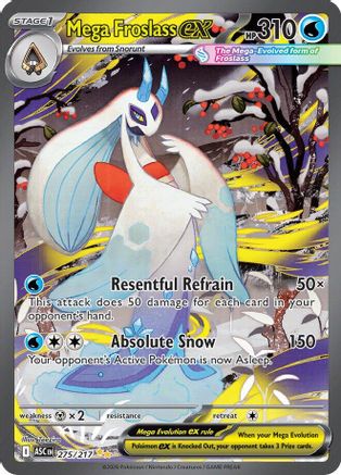 Mega Froslass ex (Alternate Full Art) (275) Holofoil - Ascended Heroes