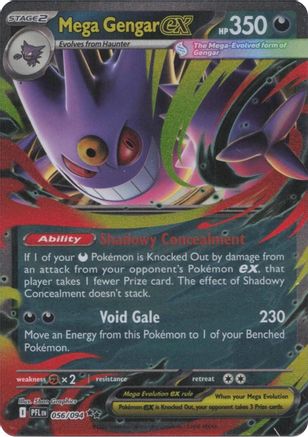 Mega Gengar ex (56) Holofoil - Phantasmal Flames