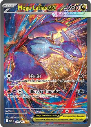 Mega Latias ex (Alternate Full Art) (181) Holofoil - Mega Evolution