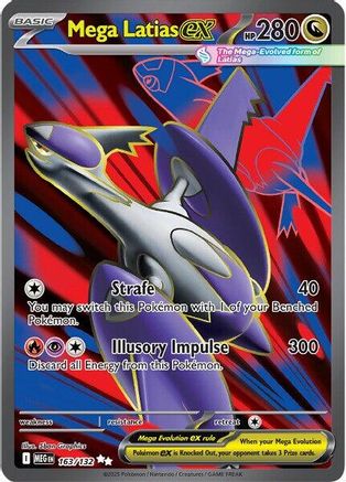Mega Latias ex (Full Art) (163) Holofoil - Mega Evolution