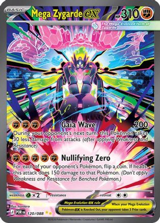 Mega Zygarde ex (Alternate Full Art) (120) Holofoil - Perfect Order