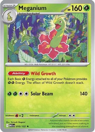 Meganium (10) Reverse Holofoil - Mega Evolution