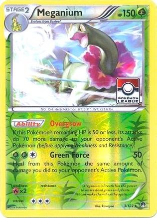 Meganium (Pokemon League) (3) Reverse Holofoil - BREAKpoint