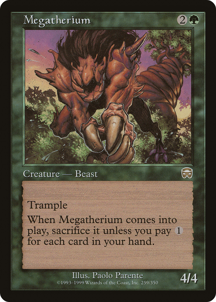 Megatherium (259) - Mercadian Masques