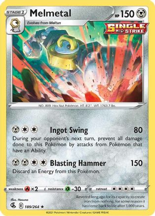 Melmetal (189) Holofoil - Fusion Strike