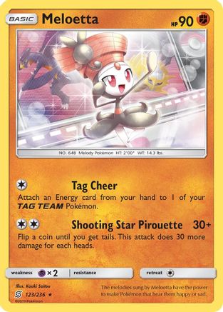 Meloetta (123) Reverse Holofoil - Unified Minds