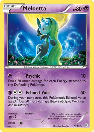 Meloetta (Deck Exclusives) (77) - Boundaries Crossed