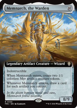Memnarch, the Warden (Extended Art) (100) - Commander: Reality Fracture
