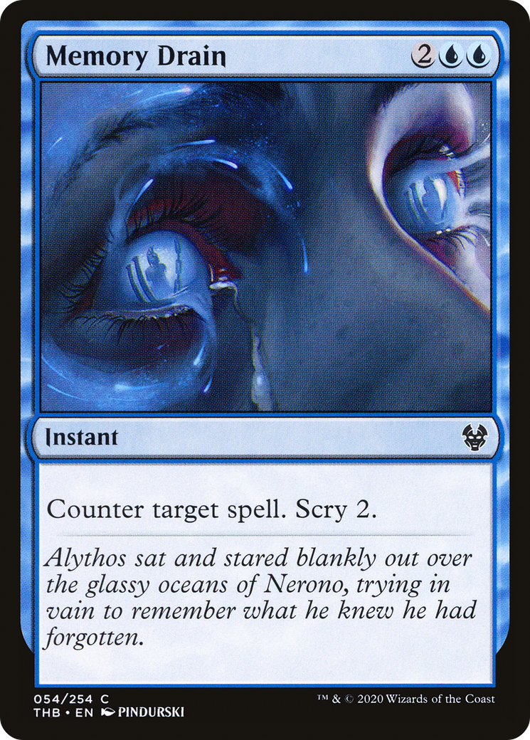 Memory Drain (054) - Theros Beyond Death Foil