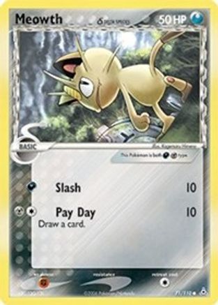 Meowth (Delta Species) (71) Reverse Holofoil - Holon Phantoms