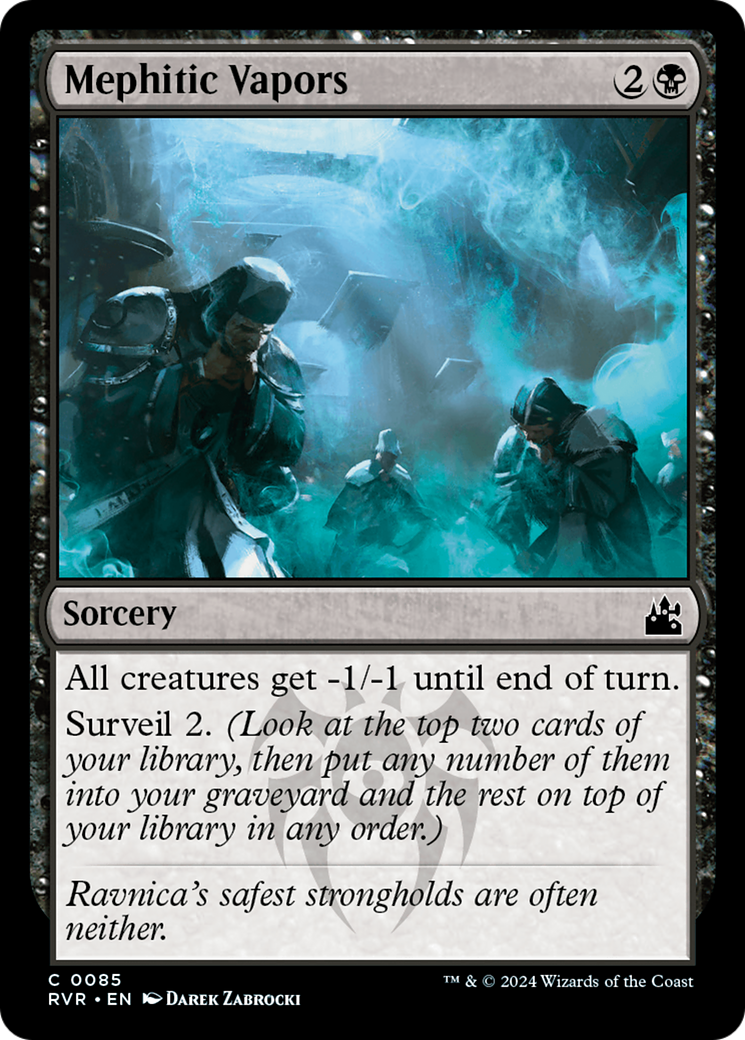 Mephitic Vapors (085) Foil - Ravnica Remastered