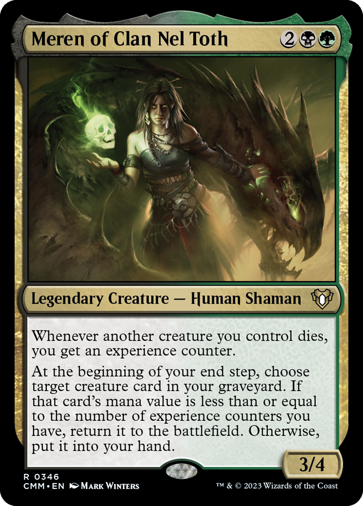 Meren of Clan Nel Toth (346) Foil - Commander Masters