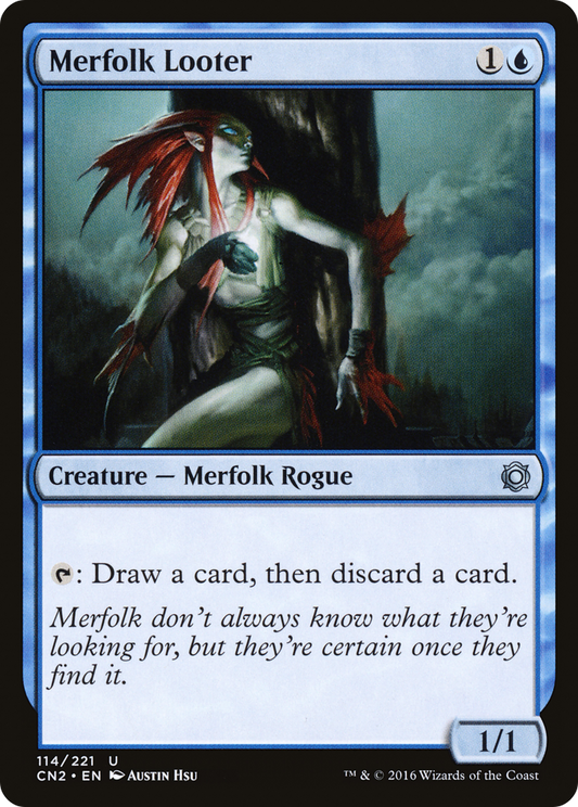 Merfolk Looter (114) Foil - Conspiracy: Take the Crown