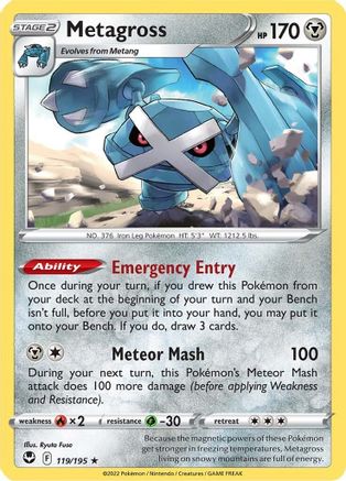 Metagross (119) Holofoil - Silver Tempest
