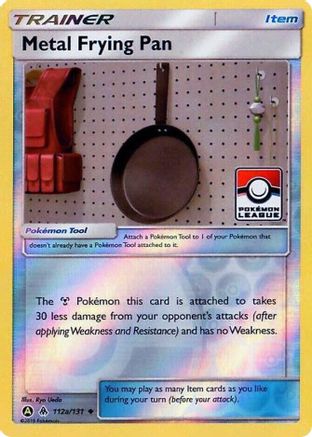 Metal Frying Pan (Pokemon League) (112a) Reverse Holofoil - Forbidden Light