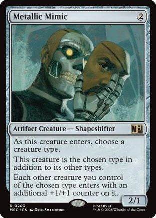 Metallic Mimic (203) Surge Foil - Commander: Marvel Super Heroes