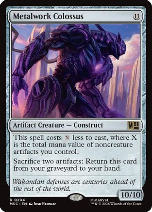 Metalwork Colossus (204) - Commander: Marvel Super Heroes