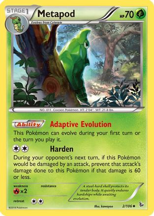 Metapod (2) - Flashfire
