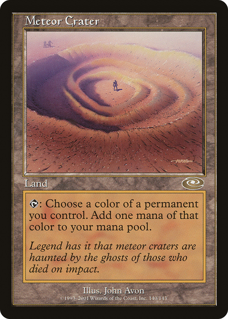 Meteor Crater (140) Foil - Planeshift