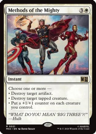 Methods of the Mighty (021) Surge Foil - Commander: Marvel Super Heroes