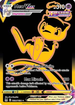 Mew VMAX (Gold) (TG30) Holofoil - Lost Origin