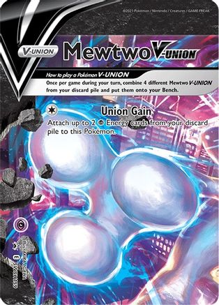 Mewtwo V-UNION (SWSH159) Holofoil - Black Star Promos