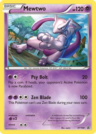 Mewtwo (XY100) Holofoil - Black Star Promos
