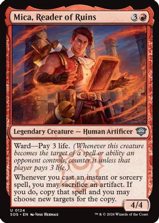 Mica, Reader of Ruins (124) - Secrets of Strixhaven