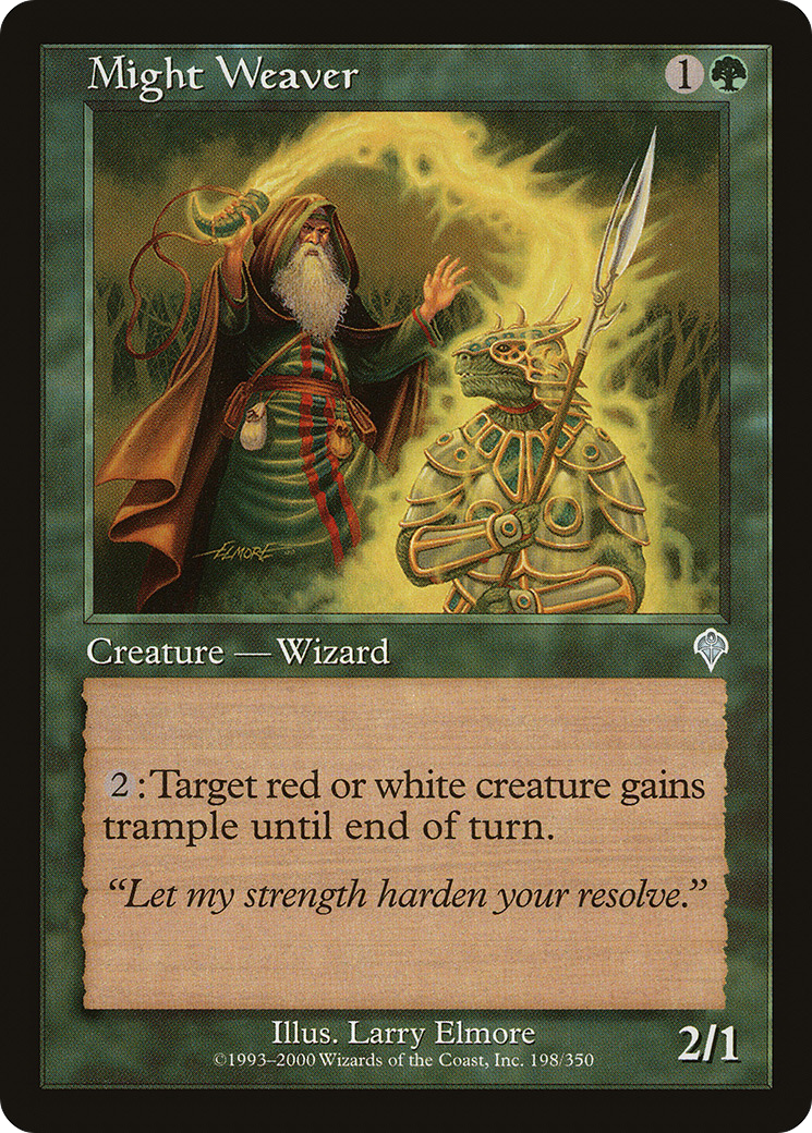 Might Weaver (198) Foil - Invasion
