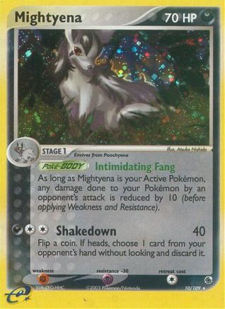 Mightyena (10) Holofoil - Ruby and Sapphire
