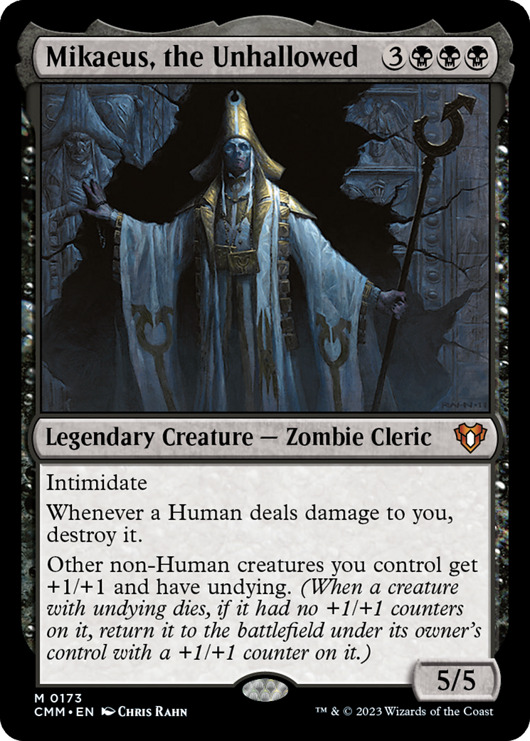 Mikaeus, the Unhallowed (173) Foil - Commander Masters