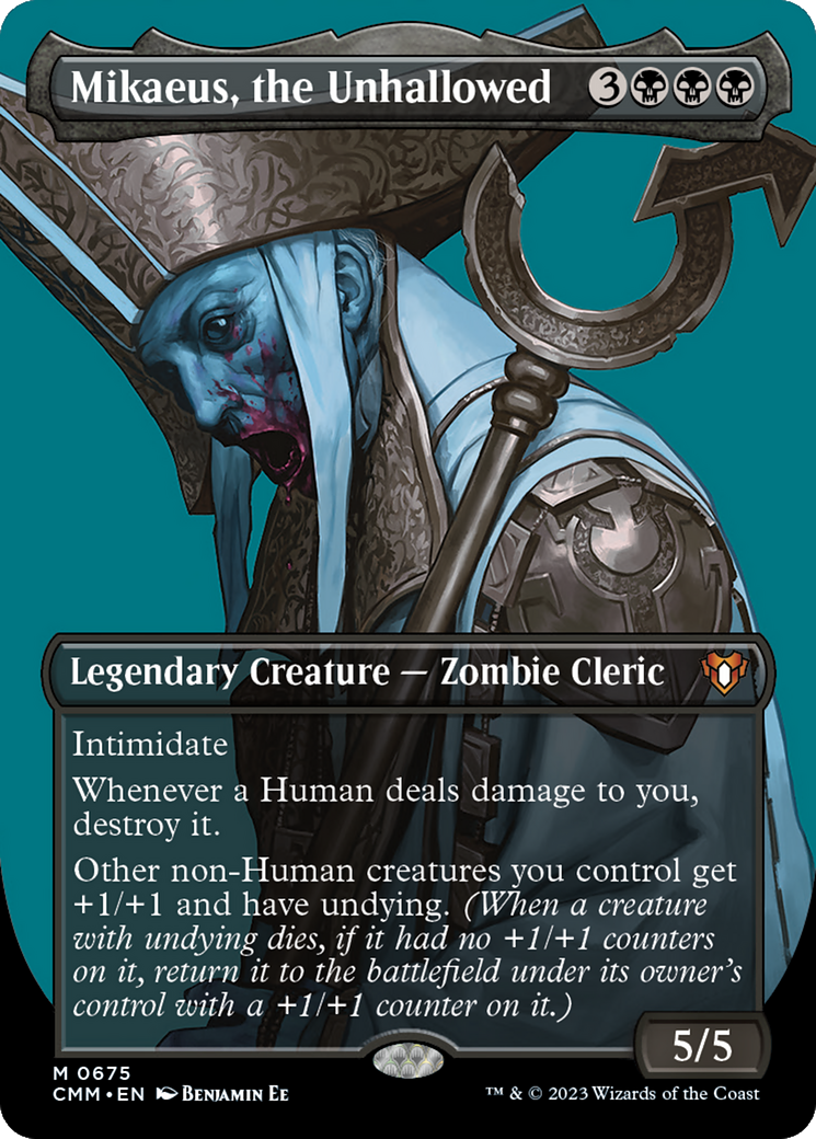 Mikaeus, the Unhallowed (Borderless) (675) - Commander Masters