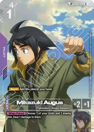 Mikazuki Augus (SP) (C+) (ST05-010) Holofoil - Steel Requiem