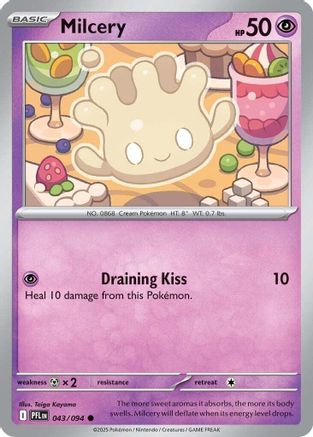Milcery (43) Reverse Holofoil - Phantasmal Flames