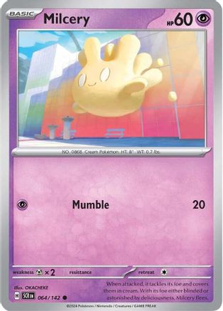 Milcery (64) Reverse Holofoil - Stellar Crown